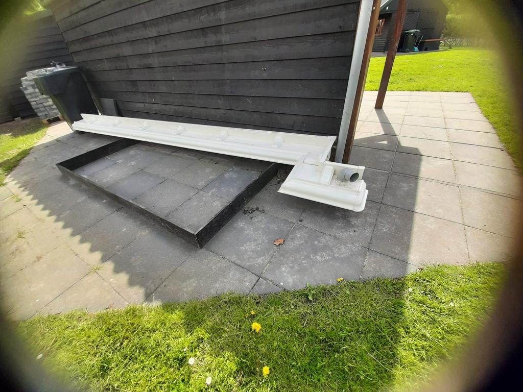 Dakgoot 442+32 CM, Doe-het-zelf en Verbouw, Dakpannen en Dakbedekking, Kunststof, Overige typen, Ophalen of Verzenden, Minder dan 5 m²