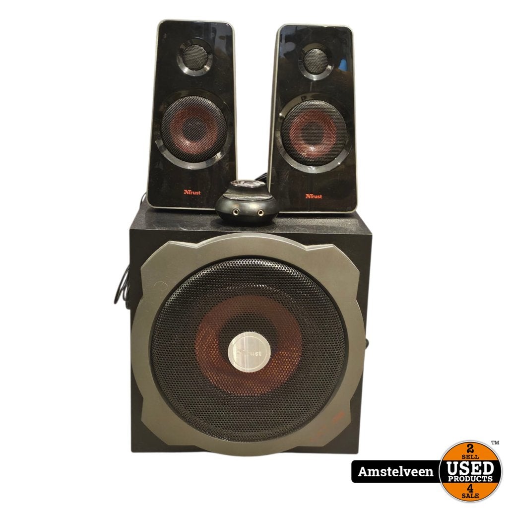 Trust GXT 38 Speaker Subwoofer Set, Trust, Gebruikt, Support@trust.com, Laan van Barcelona 600
3317 DD Dordrecht
Netherlands