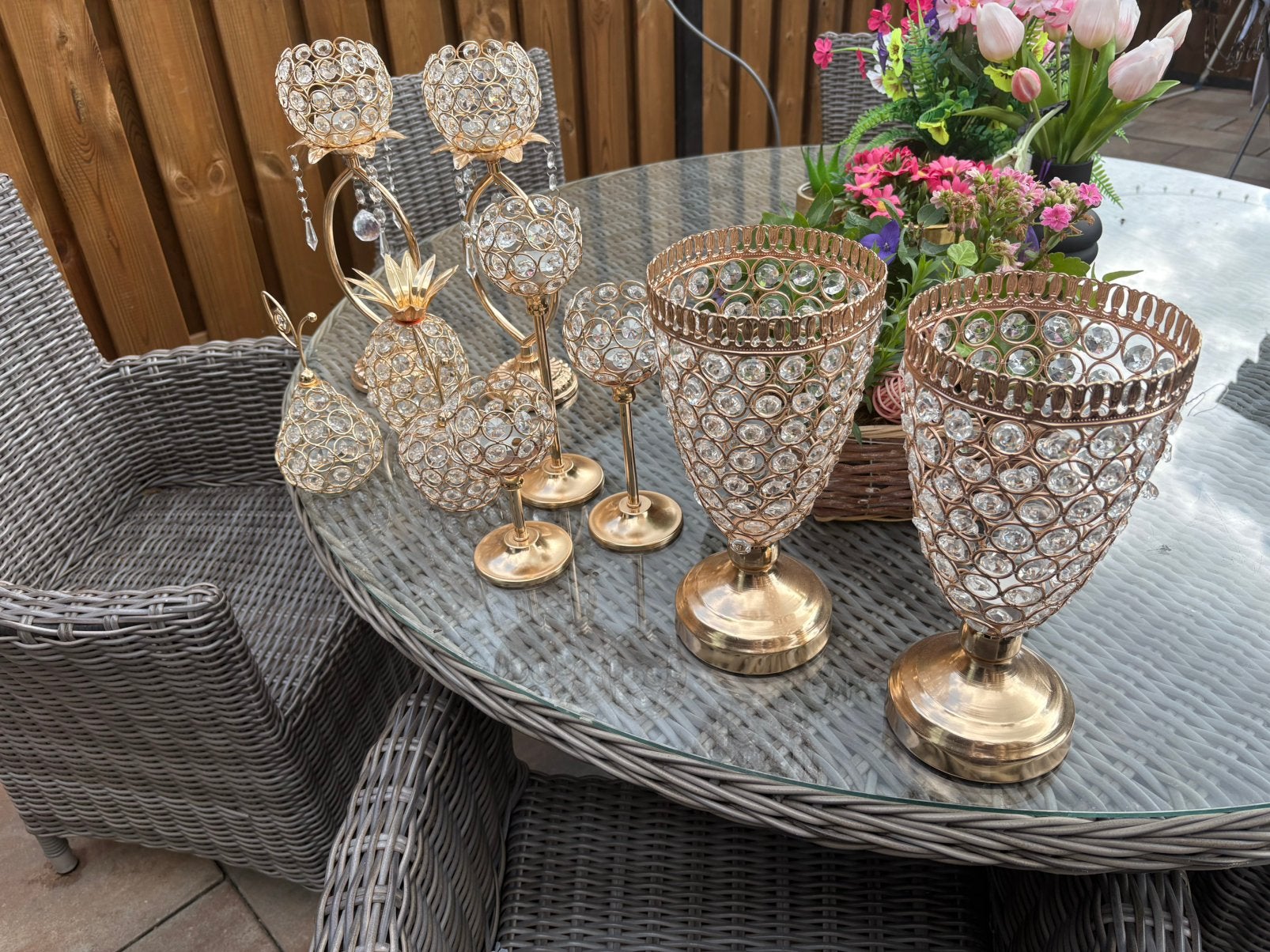 Kristallen decoratie, Ophalen