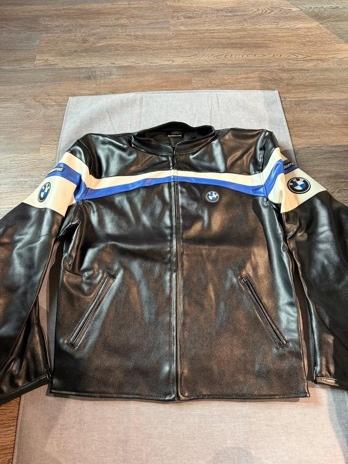 BMW Racing Motorjas (Maat 3XL) Leder Look, Ophalen of Verzenden, Nieuw met kaartje, Heren, Jas | textiel