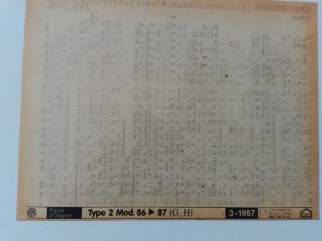 Volkswagen Transporter T3 dealer Microfiche onderdelen, Ophalen of Verzenden, Gelezen, Volkswagen