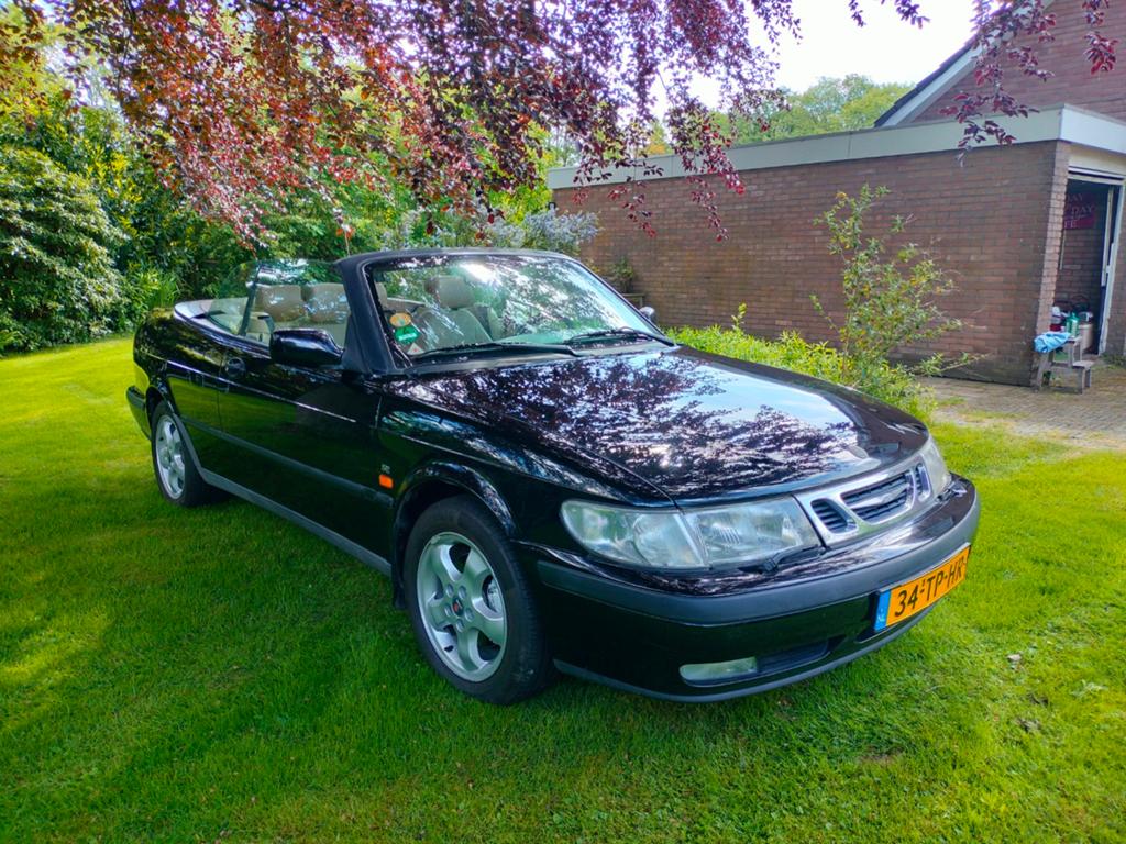 Saab 9-3 2.0 Turbo 205pk SE Cabrio AUT incl nw apk, Beige, 4 cilinders, Cabriolet, 4 stoelen