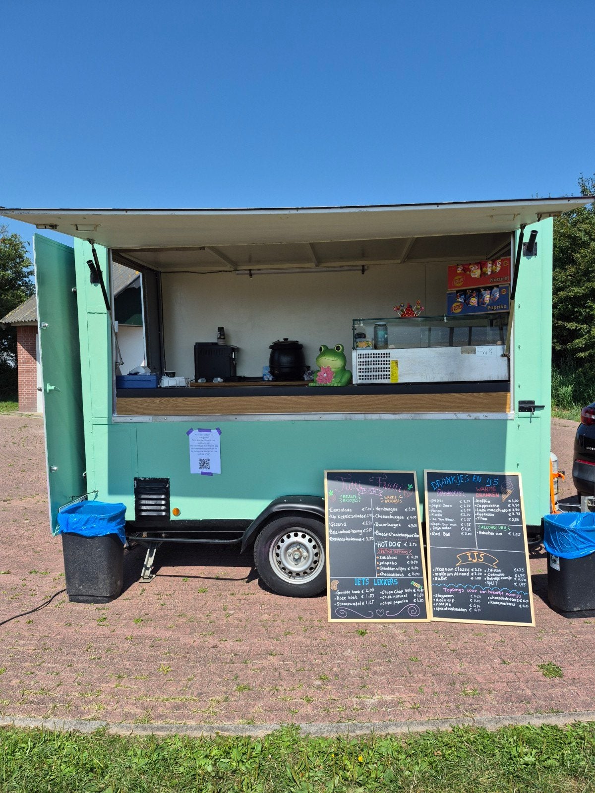 Foodtruck te koop, Ophalen