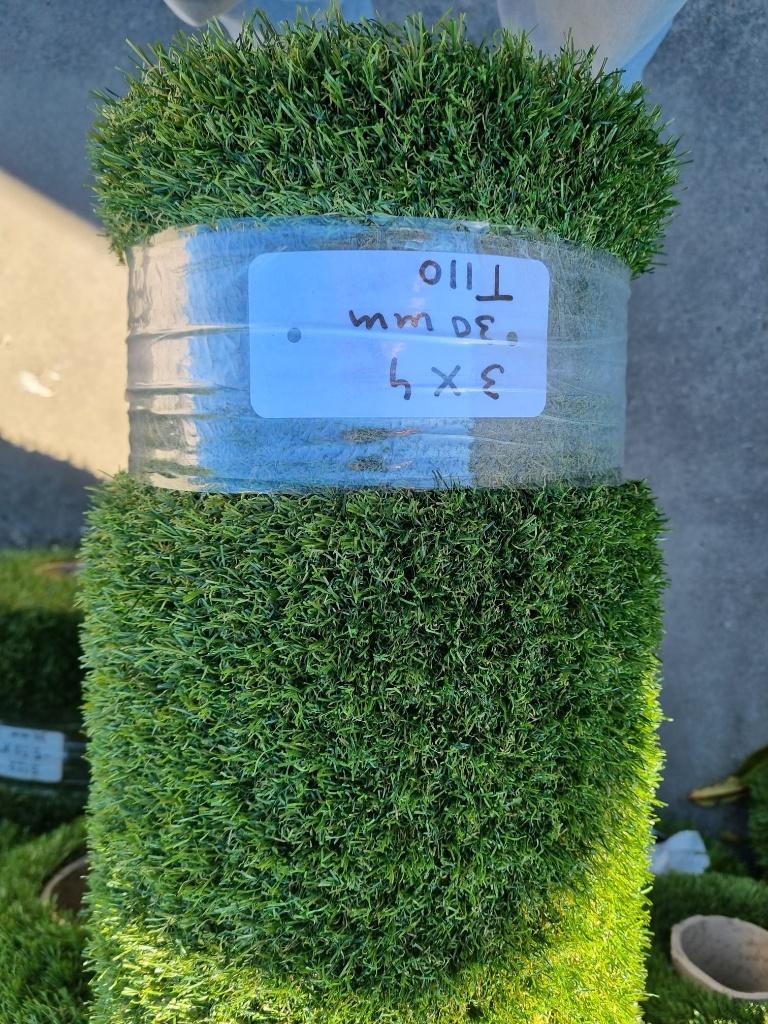Kunstgras coupon 3 x 4 meter T110 30 mm, Tuin en Terras, Gras en Kunstgras, Ophalen, Nieuw, 10 tot 20 m², Kunstgras