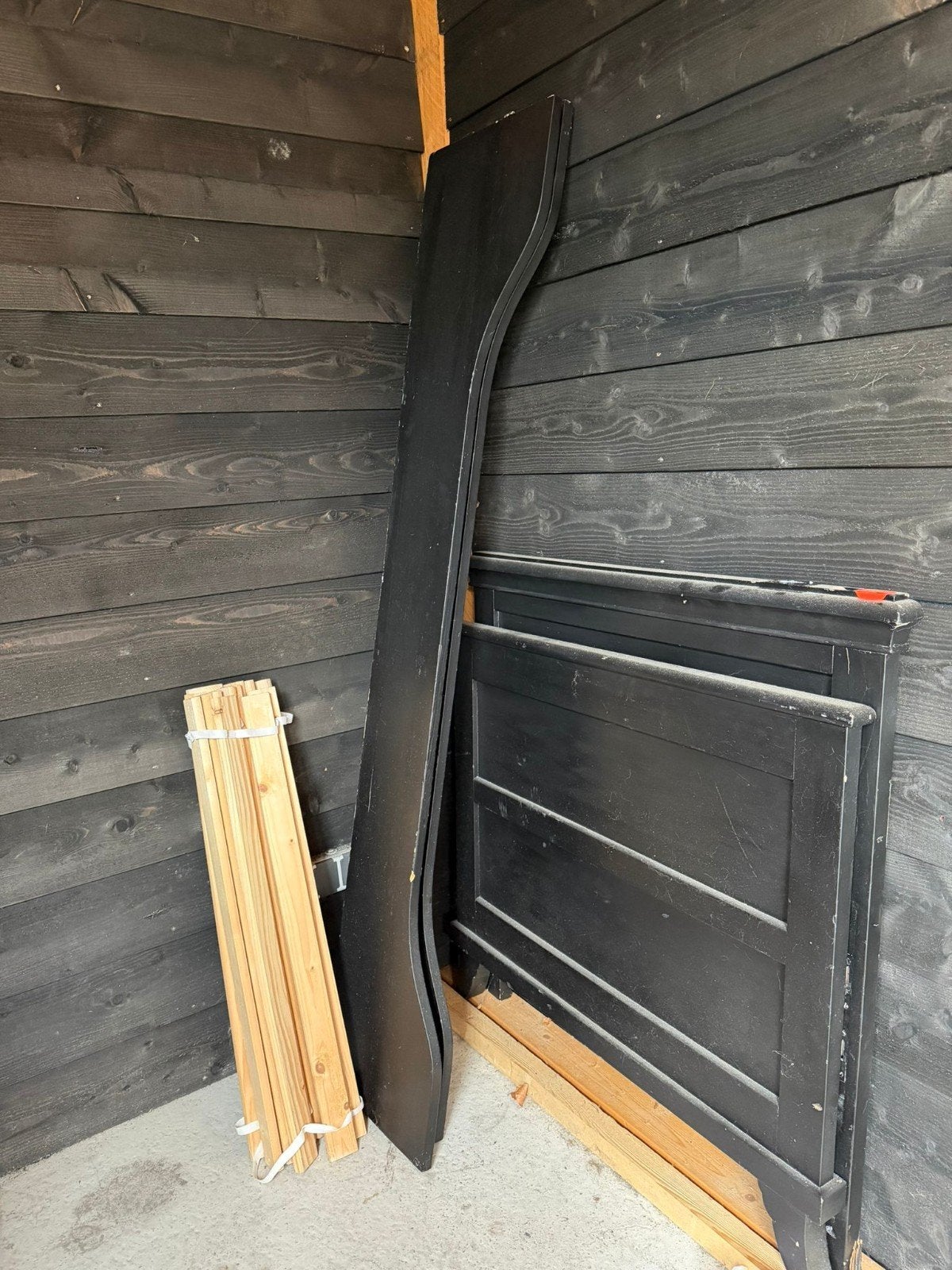 Antieke twijfelaar kajuitbed, Huis en Inrichting, Slaapkamer | Bedden, Ophalen, Gebruikt, 190 cm of minder, Twijfelaar
