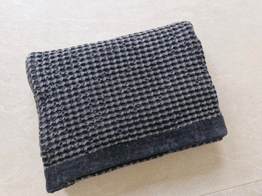 Zwart/grijs plaid, Ophalen of Verzenden, Zo goed als nieuw