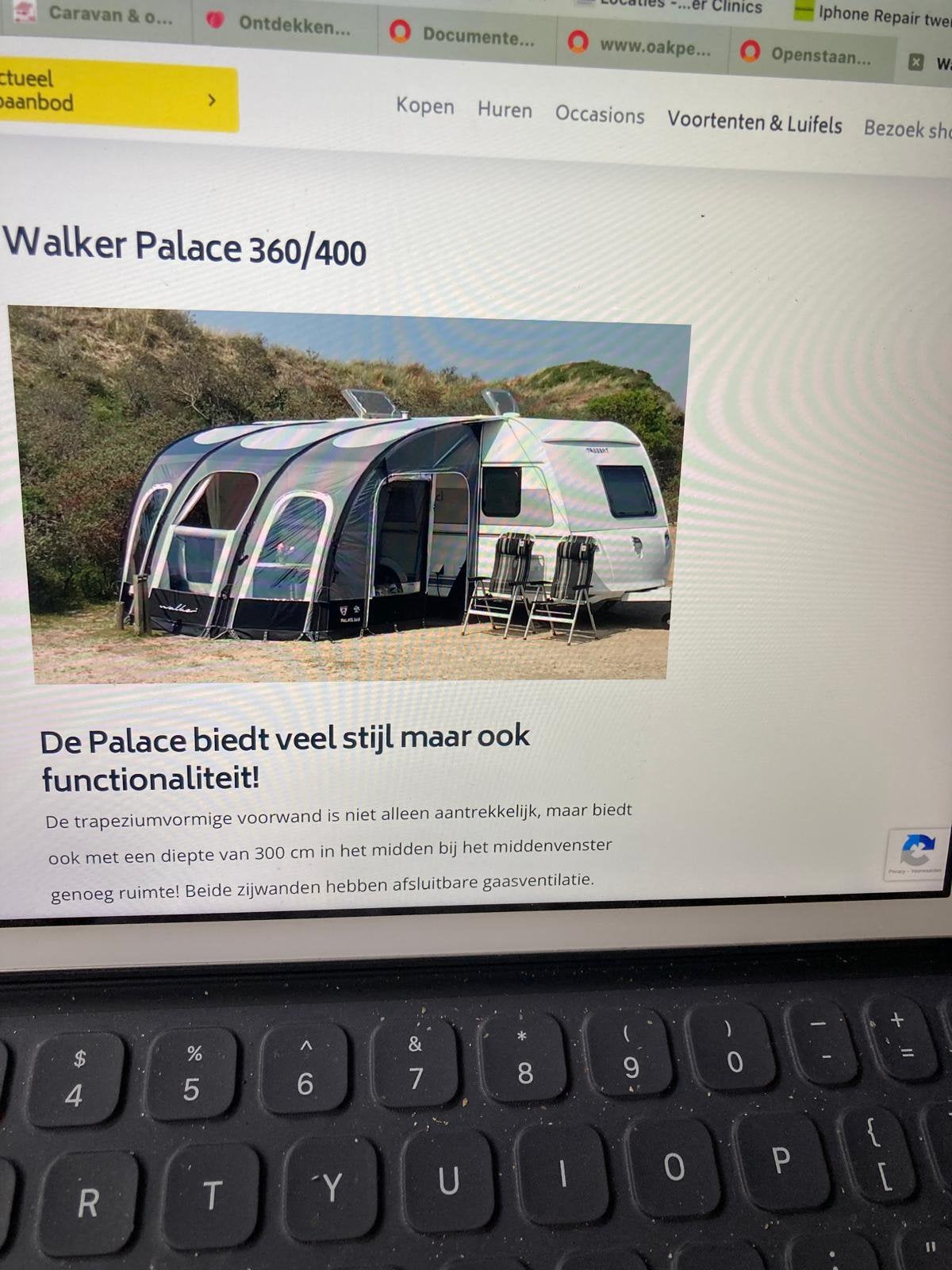 Voortent te koop, Ophalen, Zo goed als nieuw, Walker Campingstyle