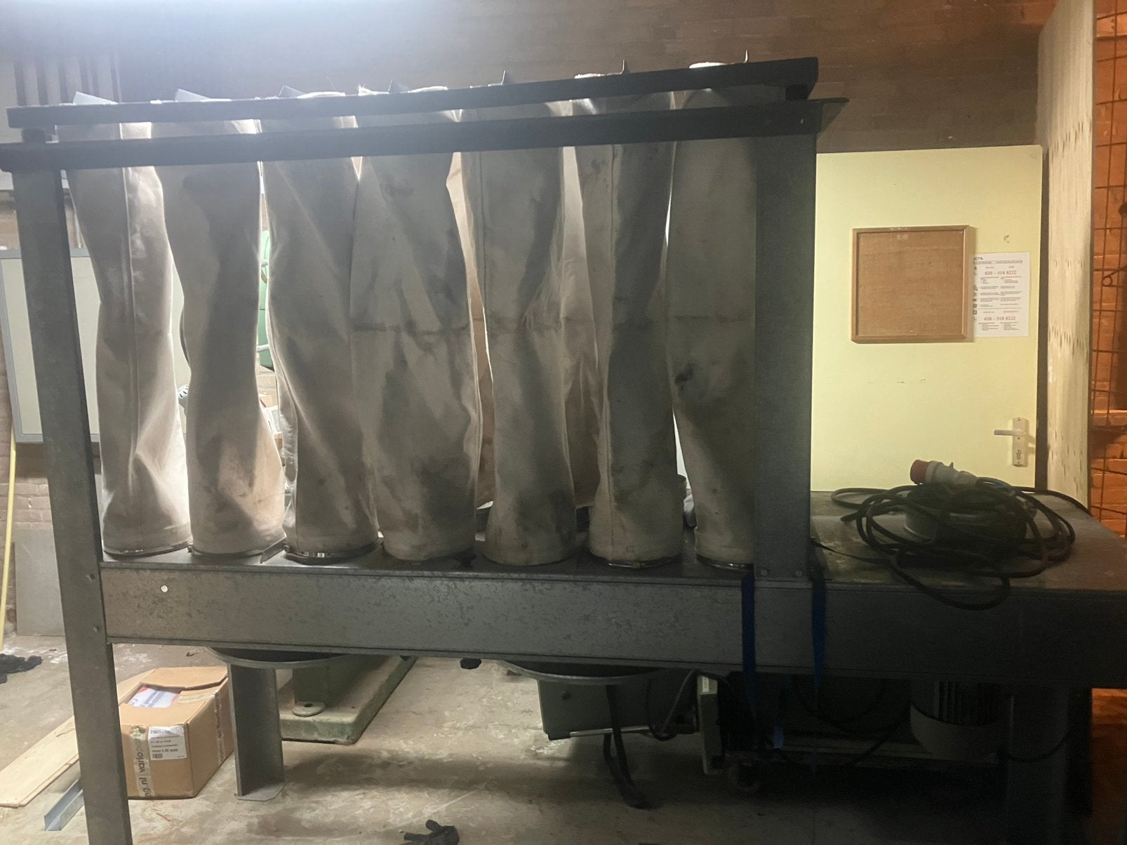 Houtmot afzuiging 400V, Ophalen, Gebruikt