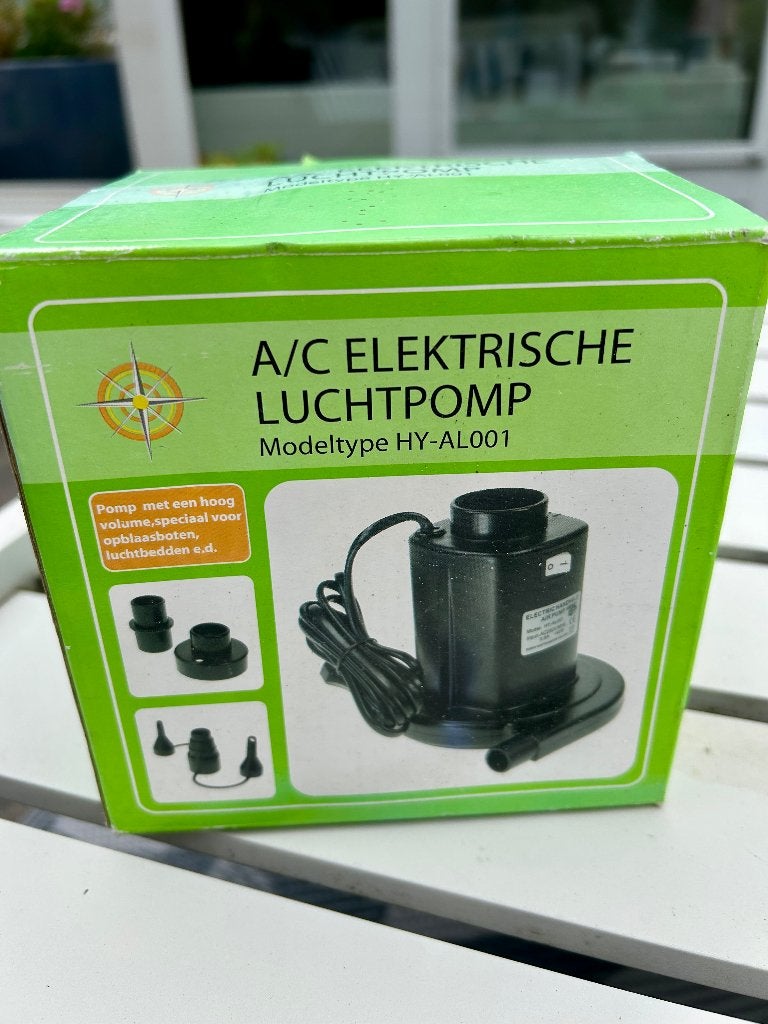 Luchtpomp (elektrisch), Ophalen, Gebruikt, Elektrisch