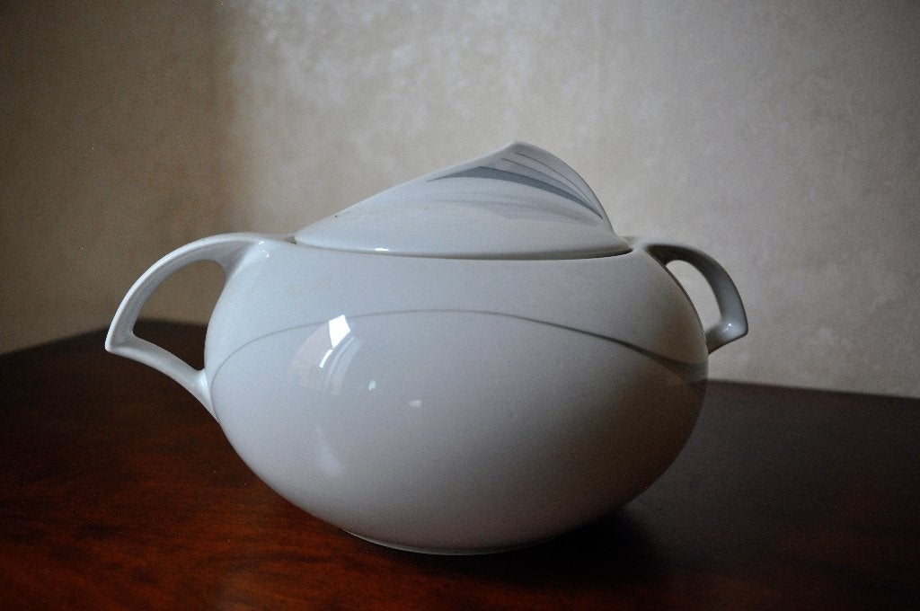 Vintage Dekschaal Winterling Schwarzenbach Porselein 28 cm, Ophalen