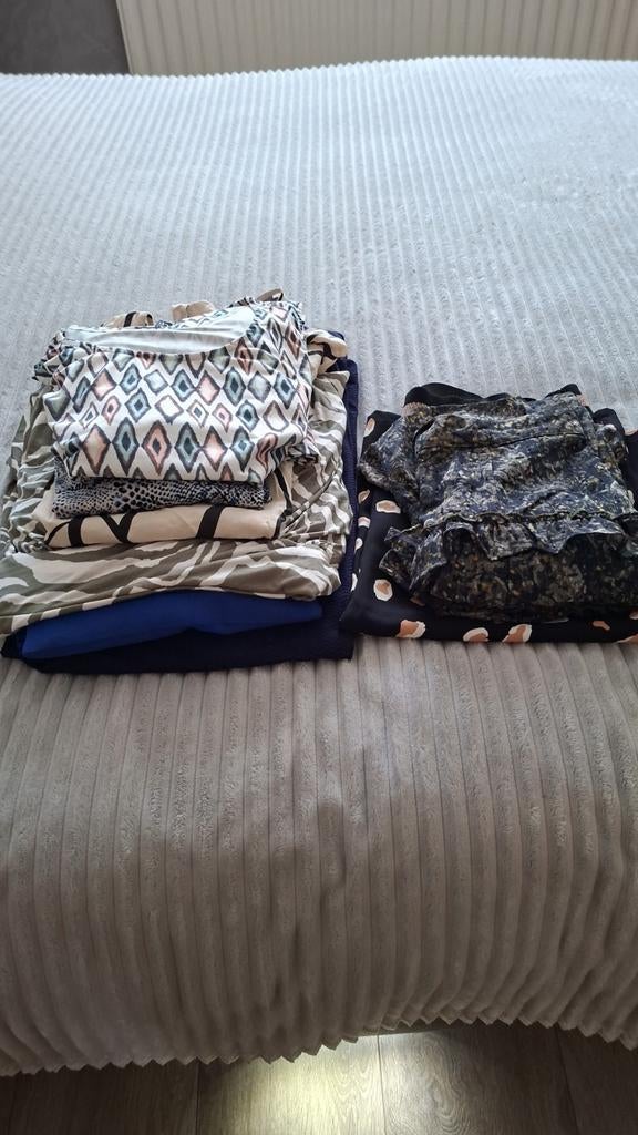 Dameskleding pakket: jurken, shirts, broeken, jasjes, Kleding | Dames, Ophalen of Verzenden, Gedragen, Maat 42/44 (L)