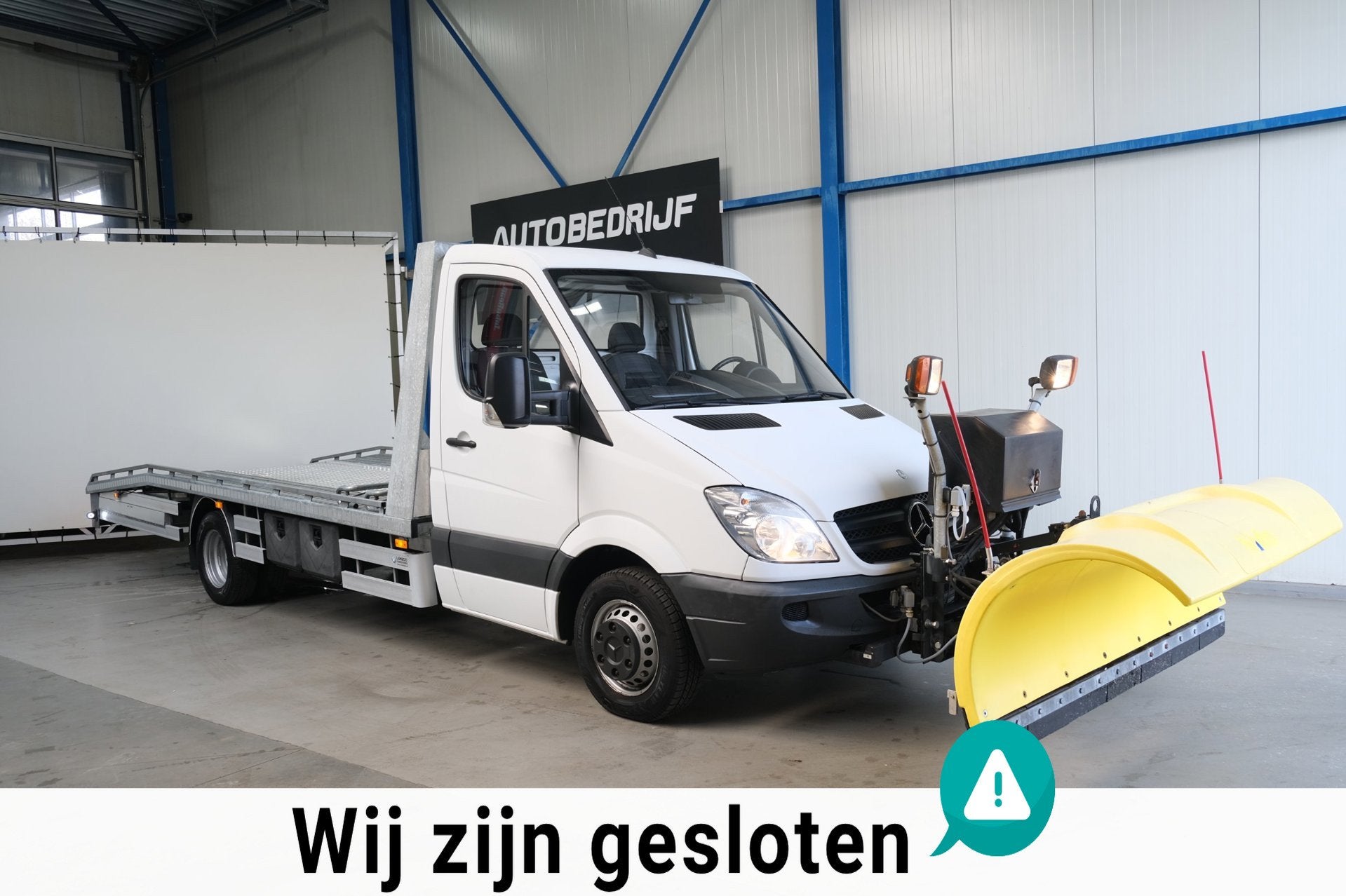 Mercedes-Benz 516CDI > MARGE < Oprijwagen Autoambulance, Nid, Automaat, Euro 5, Achterwielaandrijving, Bedrijf
