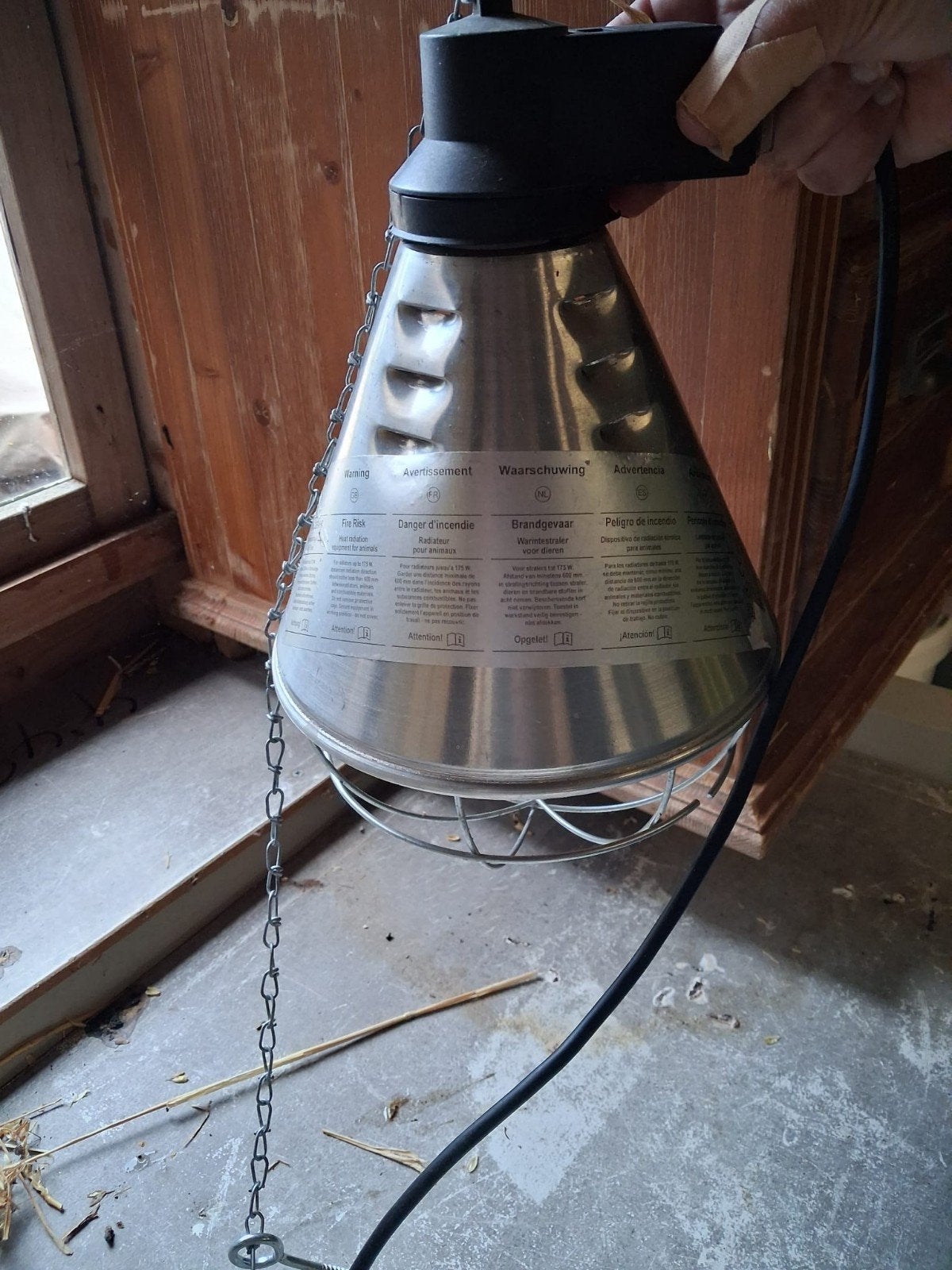rode warmte lamp, Ophalen of Verzenden, Zo goed als nieuw, Overige typen