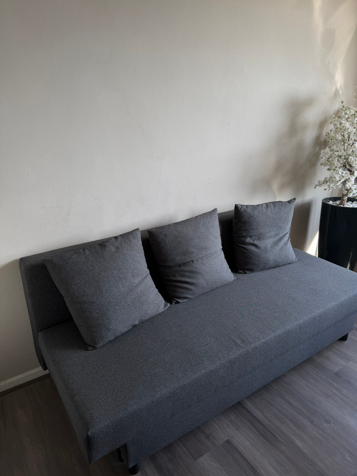 slaapbank ikea, Ophalen, Tweepersoons, 140 cm, Zo goed als nieuw