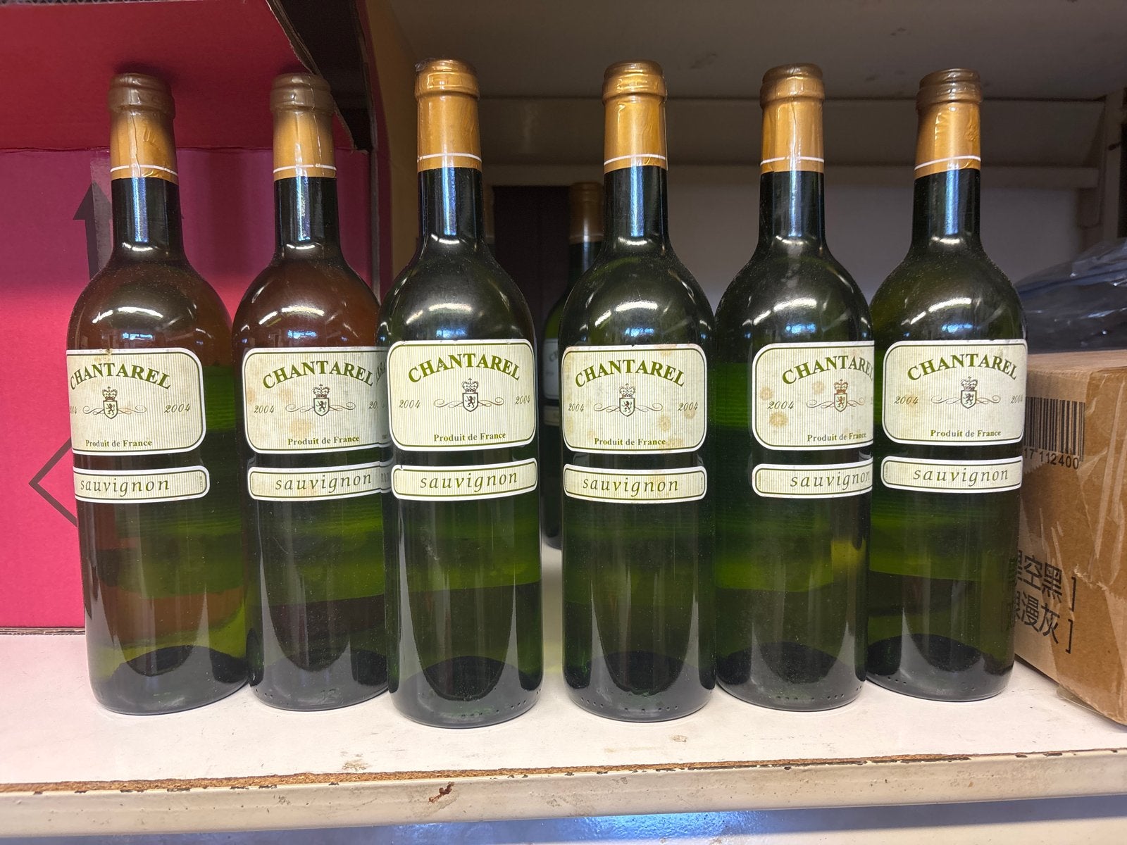 Chantarel Sauvignon Wijnflessen  2 tot 300 stuks, Ophalen of Verzenden, Gebruikt, Frankrijk, Witte wijn