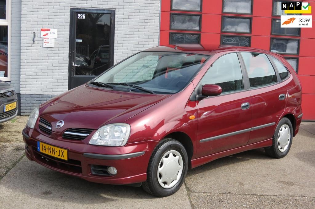 Nissan Almera Tino 1.8 , 125.000 km ! , AIRCO, NAVIGATIE,, 4 cilinders, Almera Tino, 116 pk, Origineel Nederlands