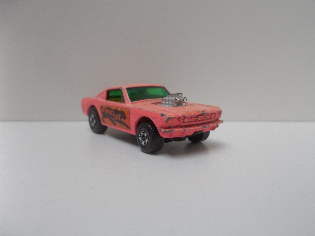 6221 Ford Mustang Wildcat Dragster Lesney Matchbox No 8, Ophalen of Verzenden, Gebruikt, Auto