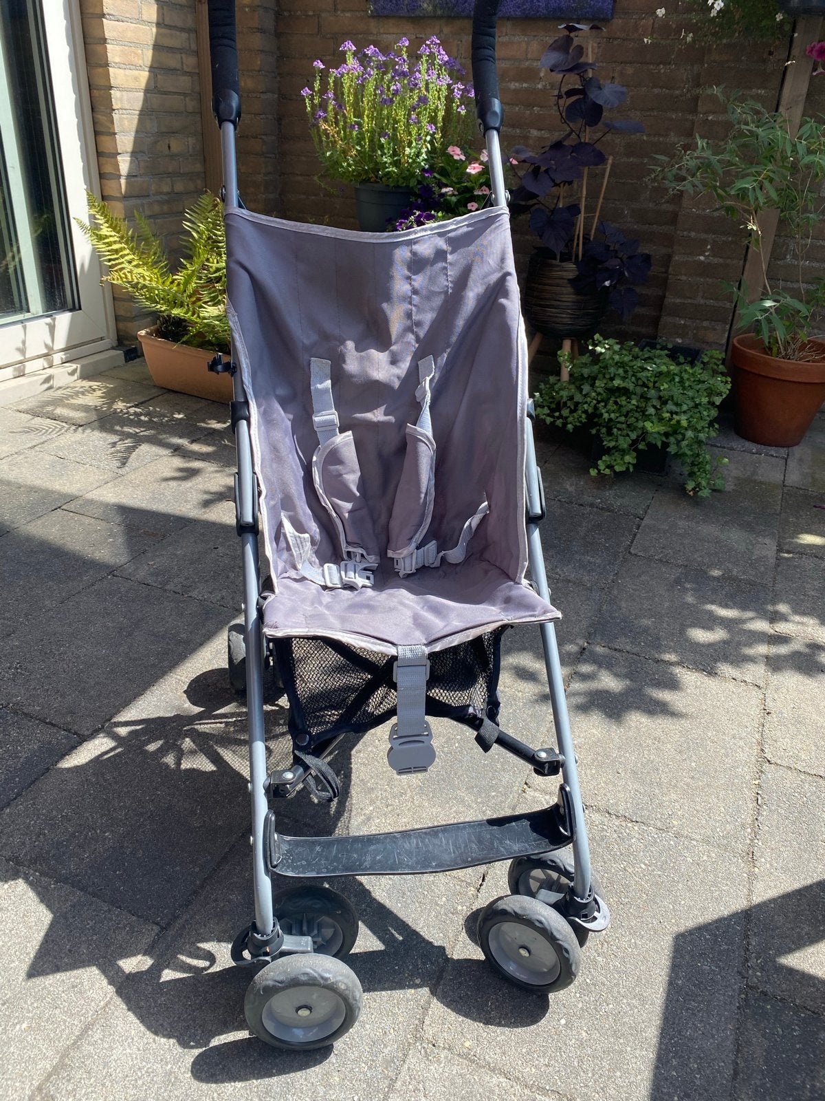 Grijze buggy - ideaal voor zonnige dagen, Ophalen, Gebruikt, Overige merken, Zonnekap
