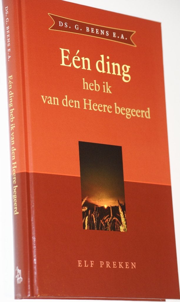 Venema ds. E. e.a. Één ding heb ik van den Heere begeerd, Ophalen of Verzenden, Zo goed als nieuw, E. Venema e.a., Christendom | Protestants