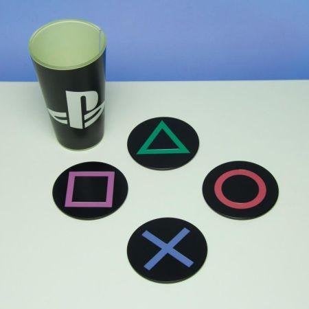 Partij PlayStation Onderzetters – Set van 4, NHP International, Overige genres, 1 speler, Nieuw