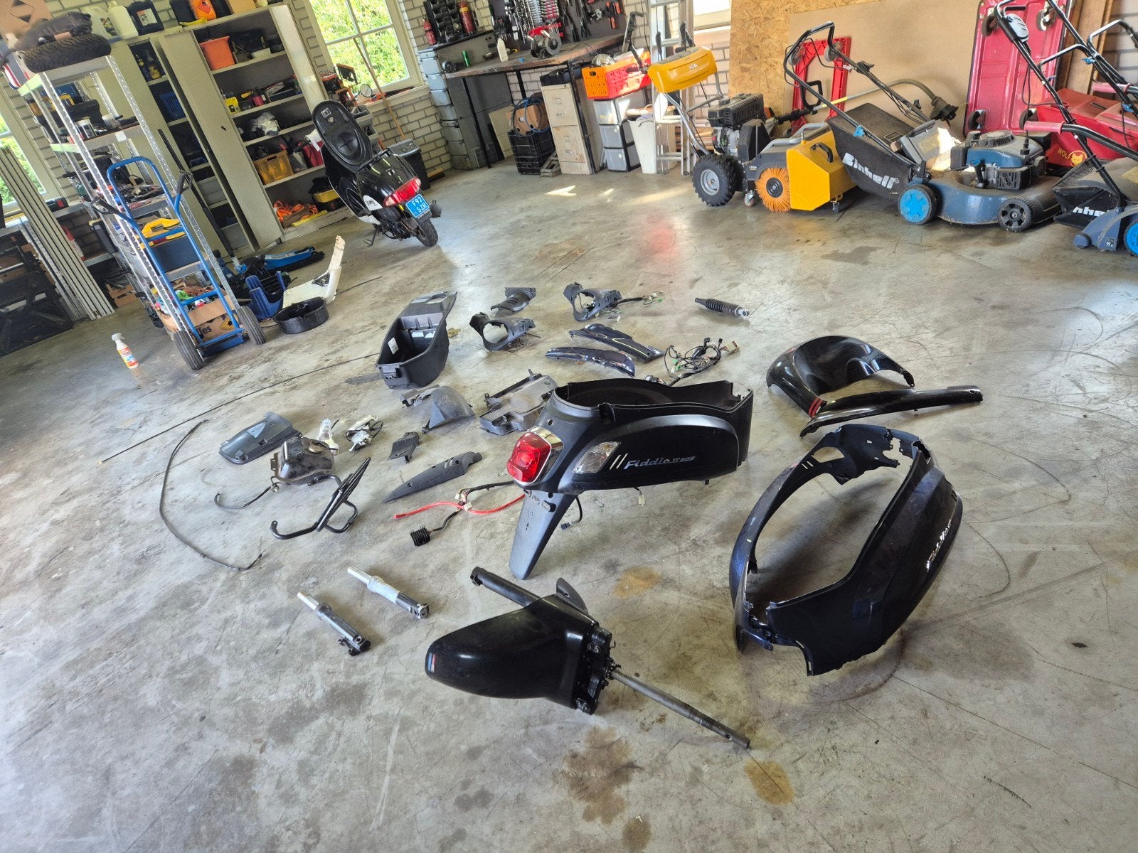 scooteronderdelen sym fiddle, Fietsen en Brommers, Ophalen, Overige typen