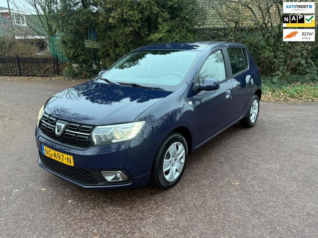 Dacia Sandero 0.9 TCe Laureate / Airco / cruisecontrol / NAP, Voorwielaandrijving, Euro 6, 525 kg, Blauw