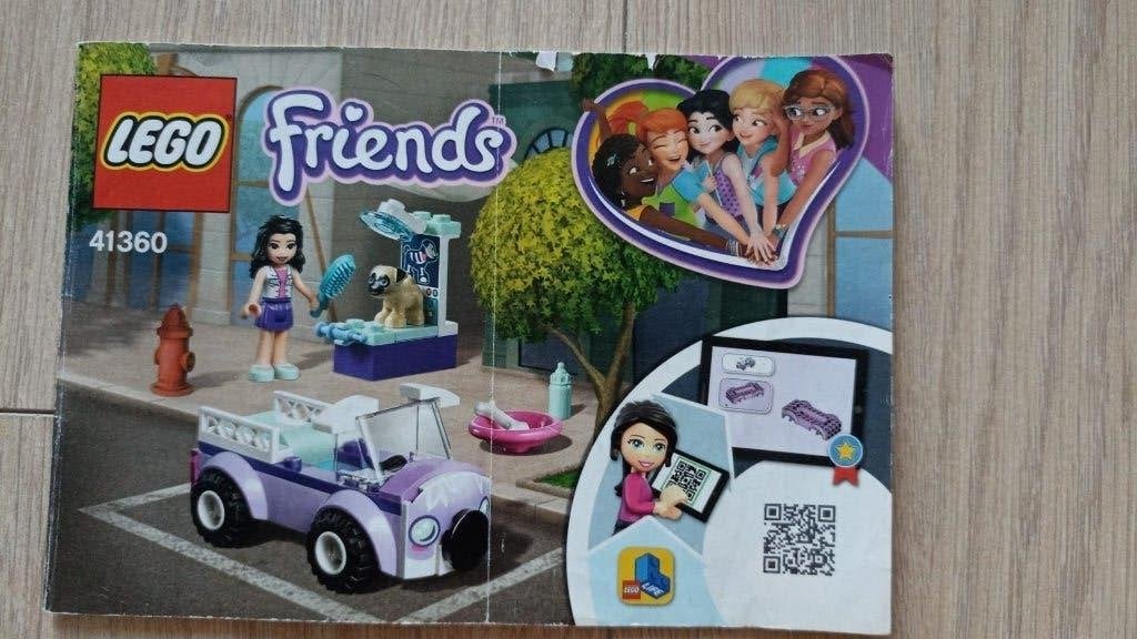 Lego friends mobiele dierenkliniek set 41360, Ophalen, Zo goed als nieuw