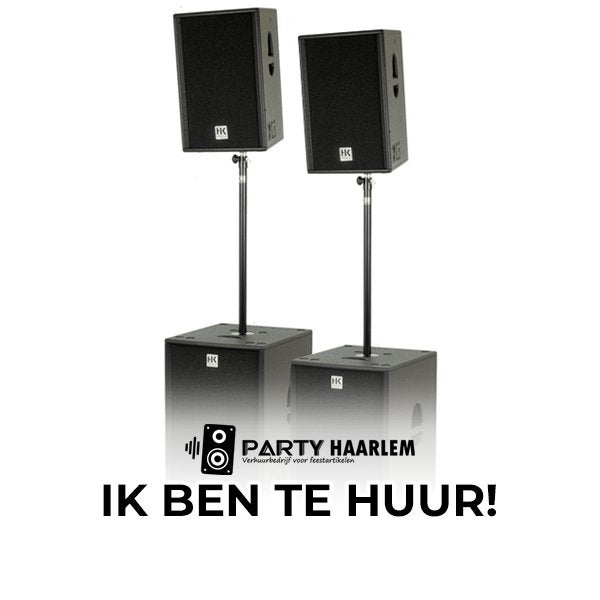 ✅ Geluidsinstallatie Huren Haarlem? Speakerset Huren, Ophalen of Verzenden, Nieuw, Overige