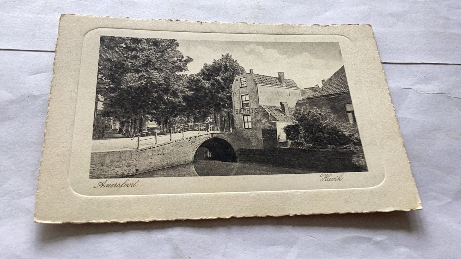 Amersfoort - Havik Brug en gracht, Ophalen of Verzenden, 1940 tot 1960, Gelopen, Utrecht