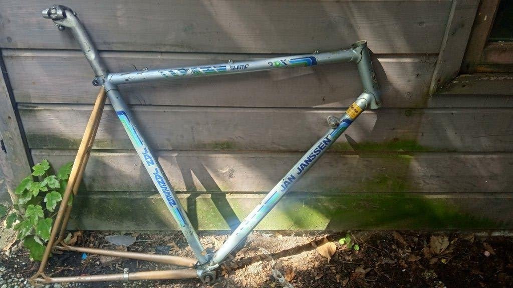 Jan Janssen , Motobecane en Raleigh frame 3x partij., Ophalen, Frame, Gebruikt, Staal