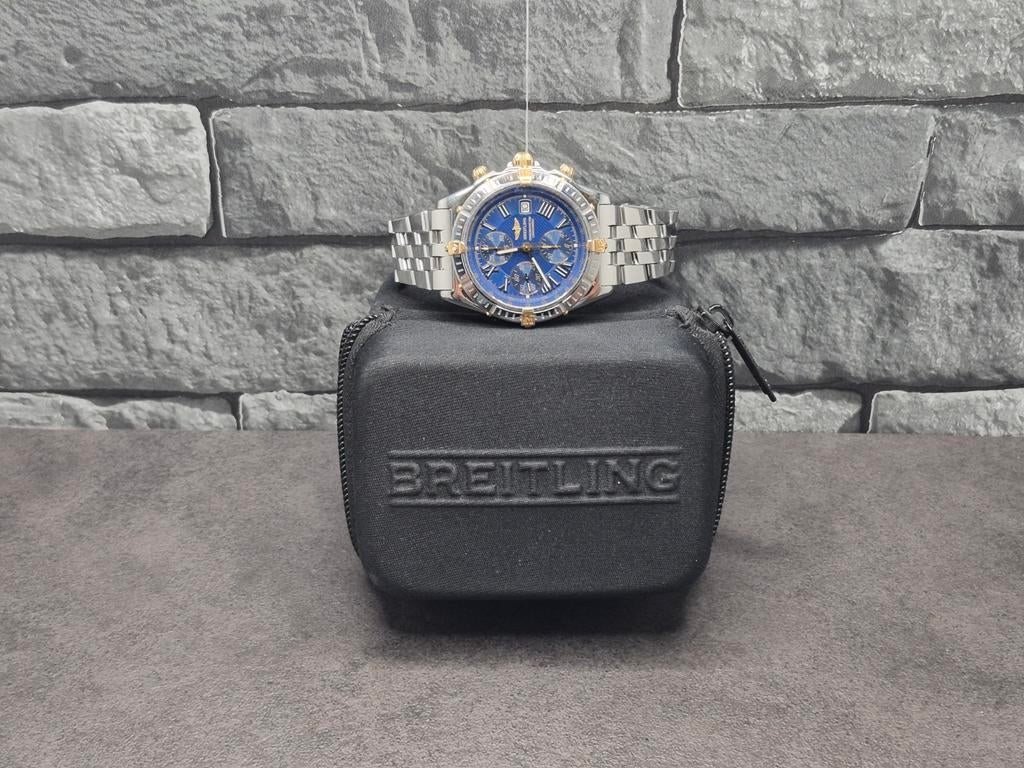 Breitling Crosswind chronograph 43mm automatic, 2002, Staal, Gebruikt, Staal, Breitling