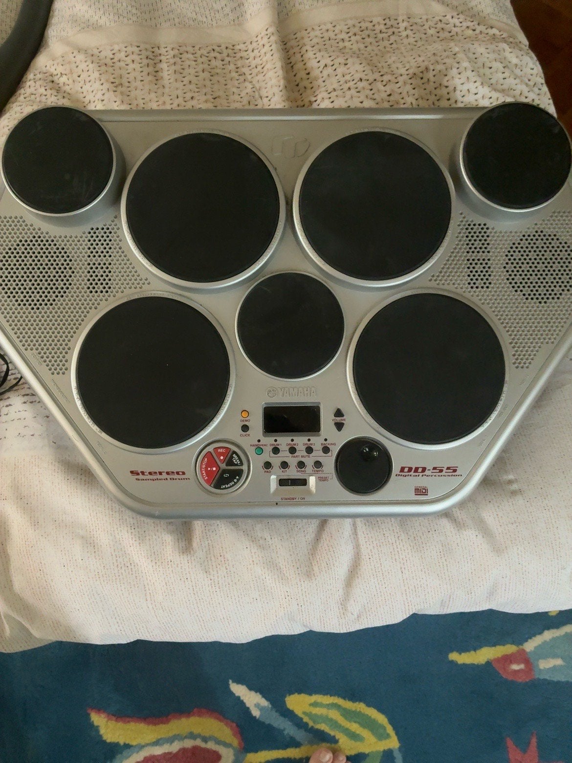 Yamaha DD-55 Elektronisch Drumstel Compleet, Muziek en Instrumenten, Drumcomputers, Verzenden, Gebruikt, Yamaha
