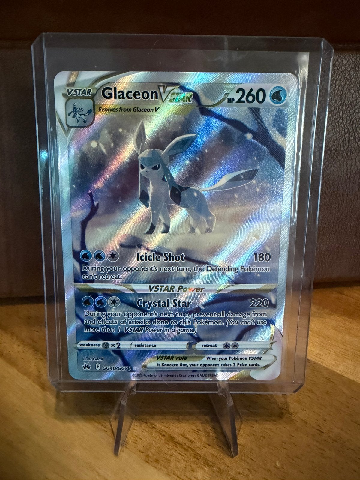 Glaceon Vstar GG40, Ophalen of Verzenden, Zo goed als nieuw
