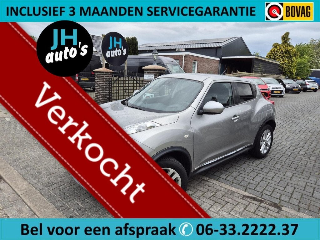 Nissan Juke 1.6 Acenta Eco CRUISE | VOLLEDIG ONDERHOUDEN, Auto's, Nissan, Euro 5, 4 cilinders, Met garantie (alle), 49 €/maand