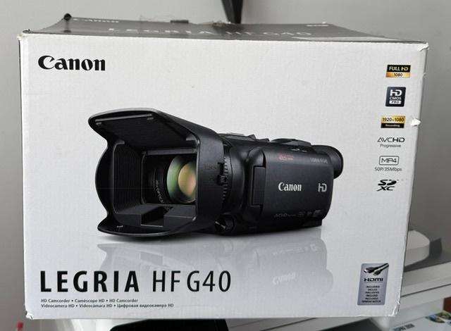 Canon Legria HF G40 camcorder complete set, Gebruikt, Canon, 20x of meer, Ophalen of Verzenden
