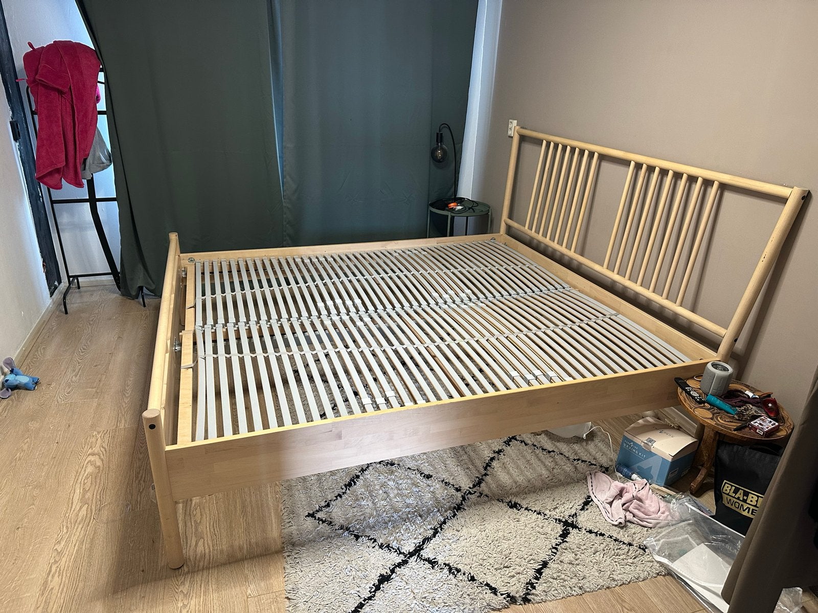 IKEA BJÖRKSNÄS Bedframe 180x200 cm - Berken, Overige kleuren, Tweepersoons, Ophalen of Verzenden, Zo goed als nieuw