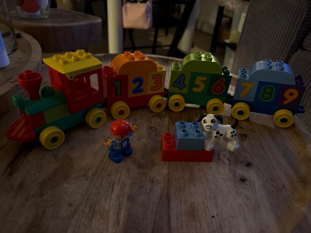 Lego Duplo Getallentrein 10558 - Compleet en Leerzaam, Verzenden, Gebruikt, Overige typen