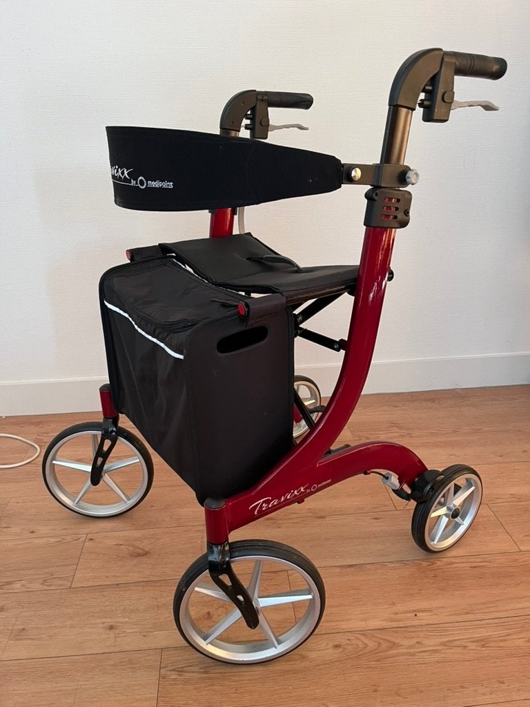 rollator travixx deluxe, Ophalen of Verzenden, Opvouwbaar, Zo goed als nieuw