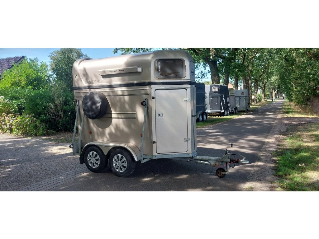 1,5 paards polyester Heja trailer, Dieren en Toebehoren, Gebruikt, Polyester, 1½-paards trailer