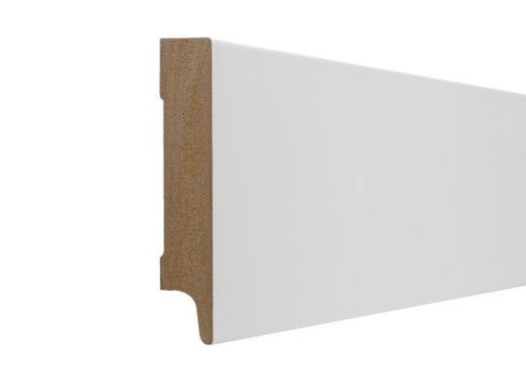 30x Vochtwerende MDF Plint 15x70 RAL 9010 - 2.44m, Ophalen, Nieuw, Mdf, 200 tot 250 cm