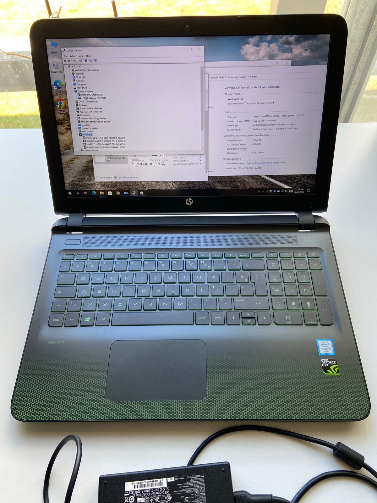 HP Pavilion Gaming Laptop i5-6300HQ GTX 950M 6GB RAM, Computers en Software, Windows Laptops, Ophalen, Met videokaart, 2 tot 3 Ghz