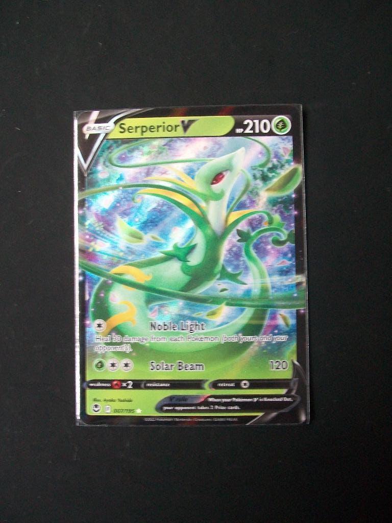 2043: Nieuwe Pokemon Kaart SERPERIOR V HP 210 (007/195), Verzenden, Nieuw, Losse kaart, Foil
