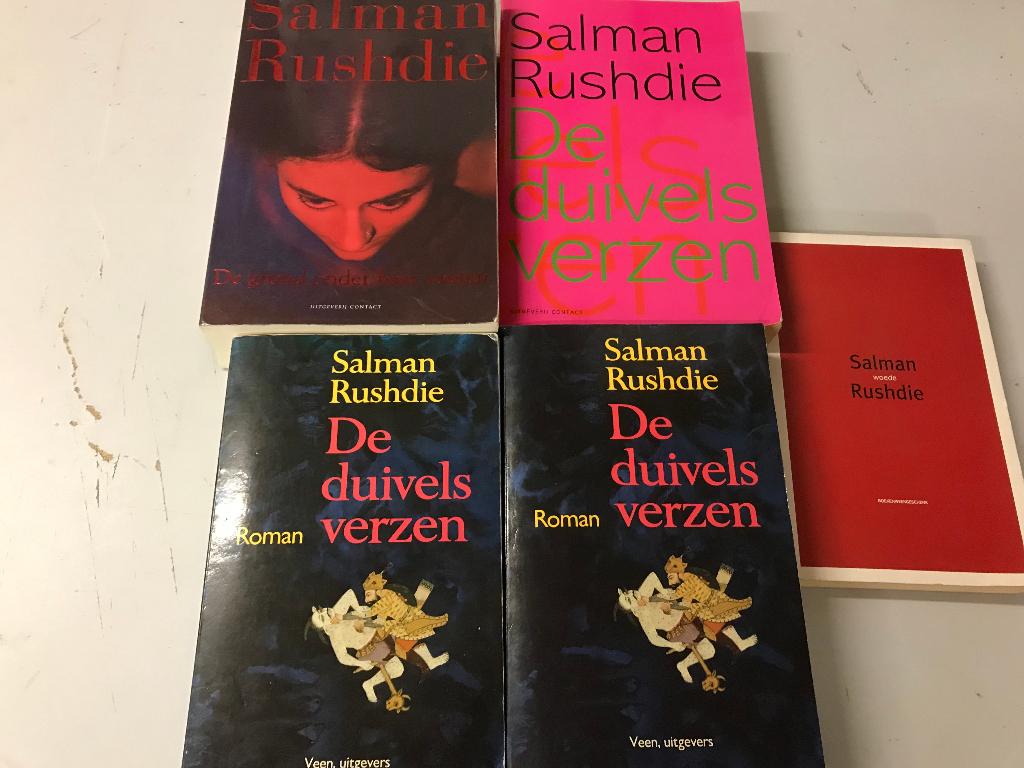 T.K. nog 8 boeken van Salman Rushdie Duivelsverzen Schaamte, Ophalen of Verzenden, Gelezen, Salman Rushdie