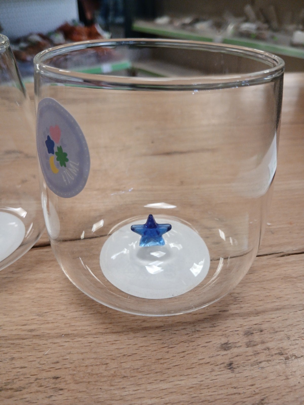 glas met figuurtje nieuw !, Ophalen, Nieuw, Bierglas