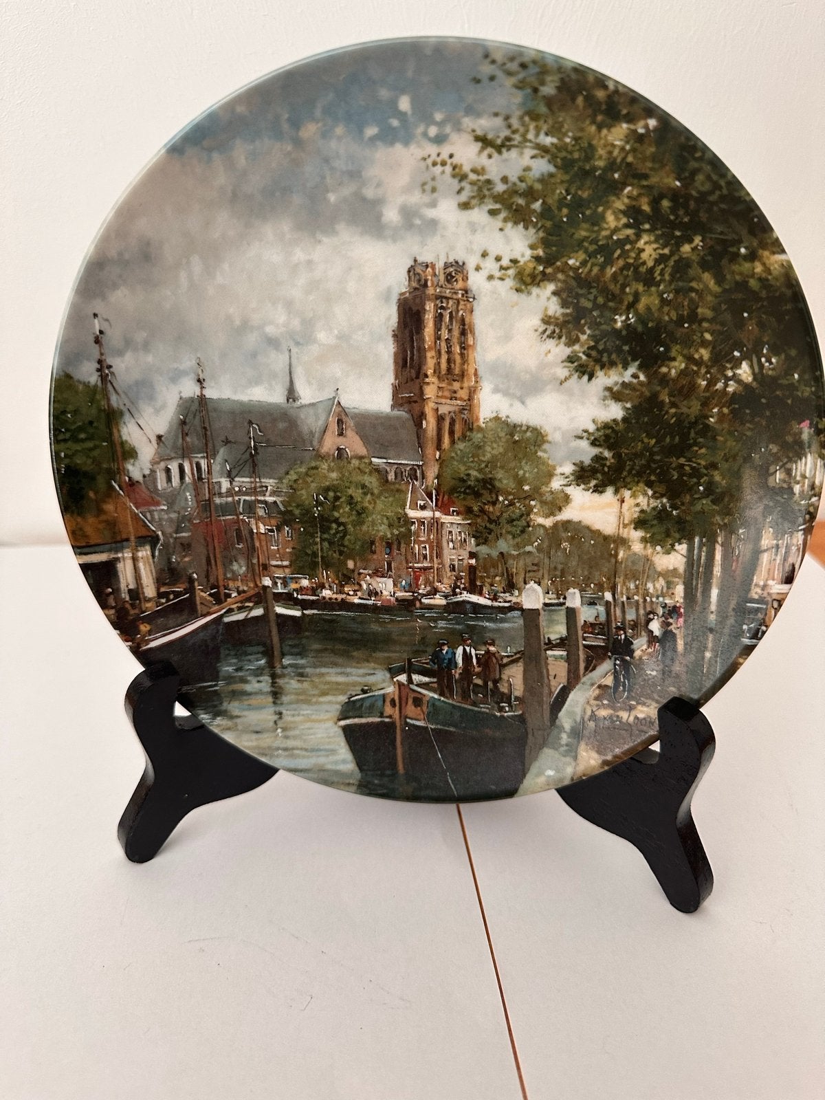Wandbord "Het Dordtse Havenkwartier" - Royal Mosa, Ophalen of Verzenden