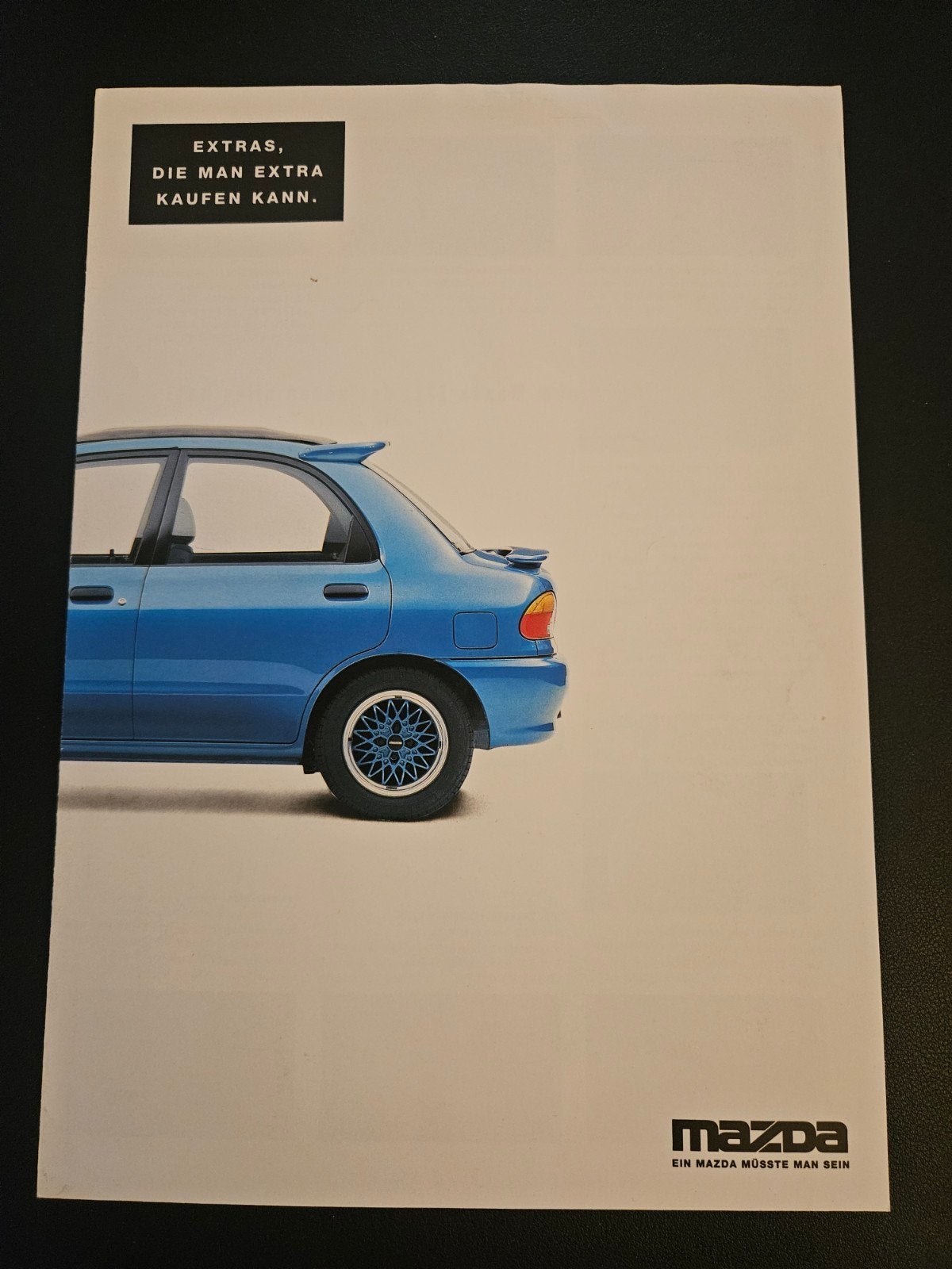 Brochure Mazda 121 Bolhoed accessoires, Boeken, Auto's | Folders en Tijdschriften, Ophalen of Verzenden, Zo goed als nieuw, Mazda