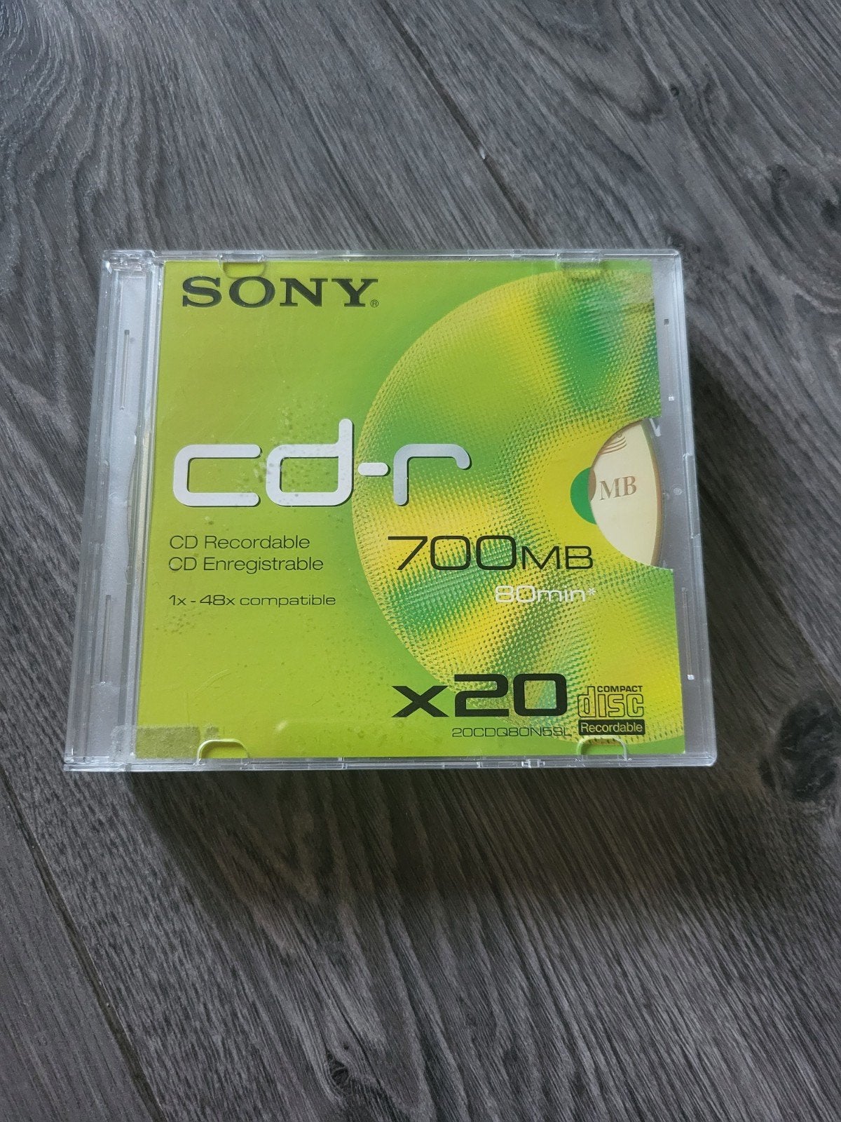 Nieuwe Sony CD-R schijfjes 700mb - 5 stuks, Ophalen of Verzenden, Nieuw