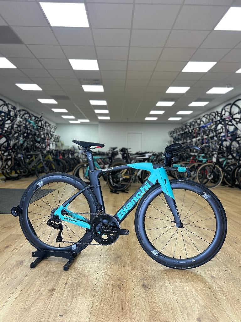 Bianchi Aquila CV Di2 Carbon Racefiets, Ophalen, Zo goed als nieuw, Overige typen