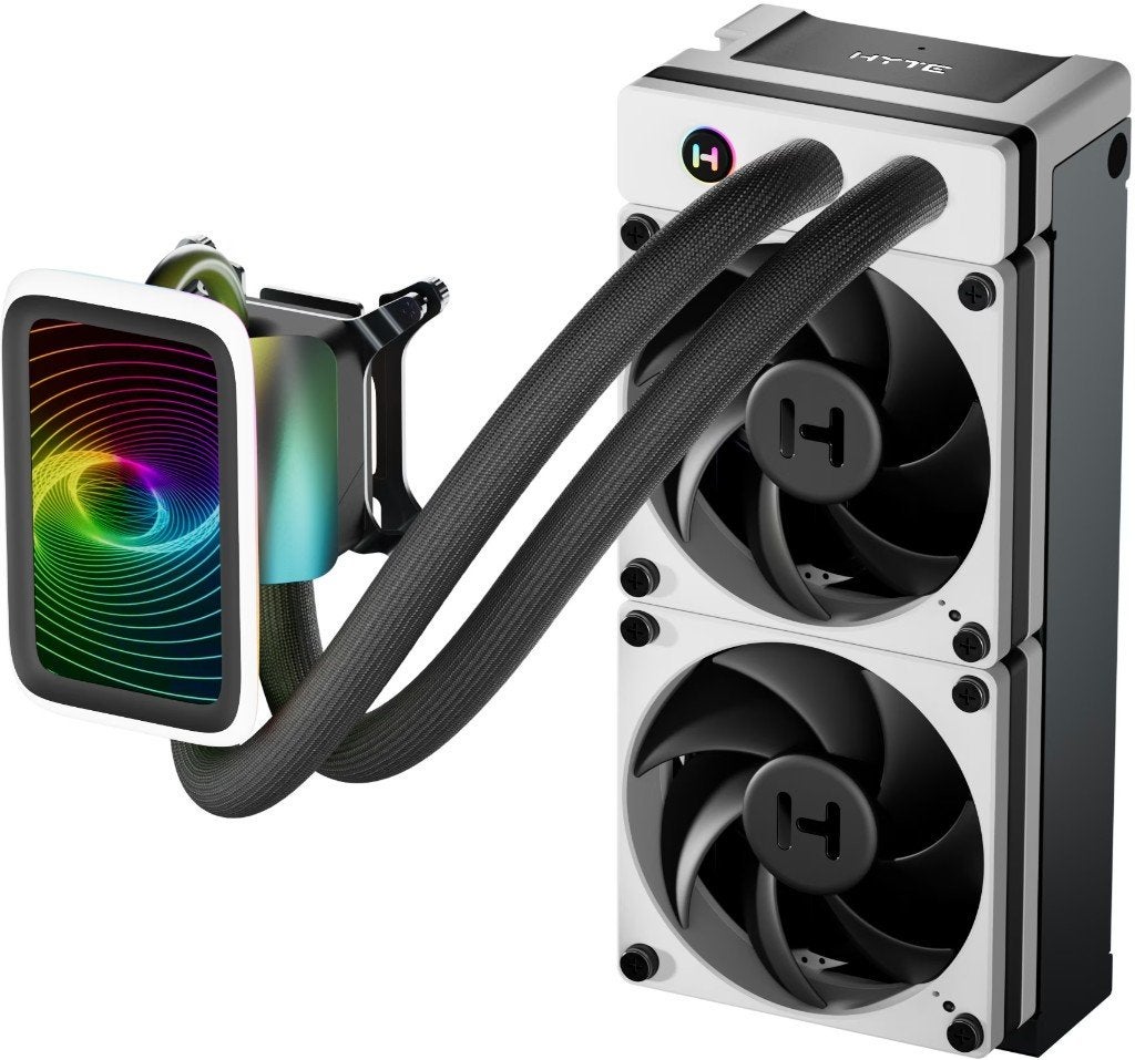 Hyte THICC-Q60 AIO 240mm (5 Jaar Garantie), Computers en Software, Computerkoelers, Ophalen of Verzenden, Zo goed als nieuw, Waterkoeling