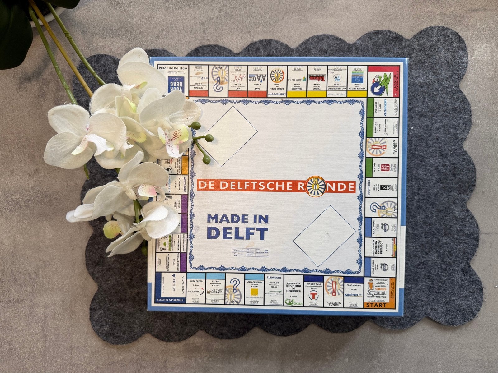 De Delftsche Ronde - Uniek & Zeldzaam Bordspel (Onbespeeld), Ophalen of Verzenden, Zo goed als nieuw